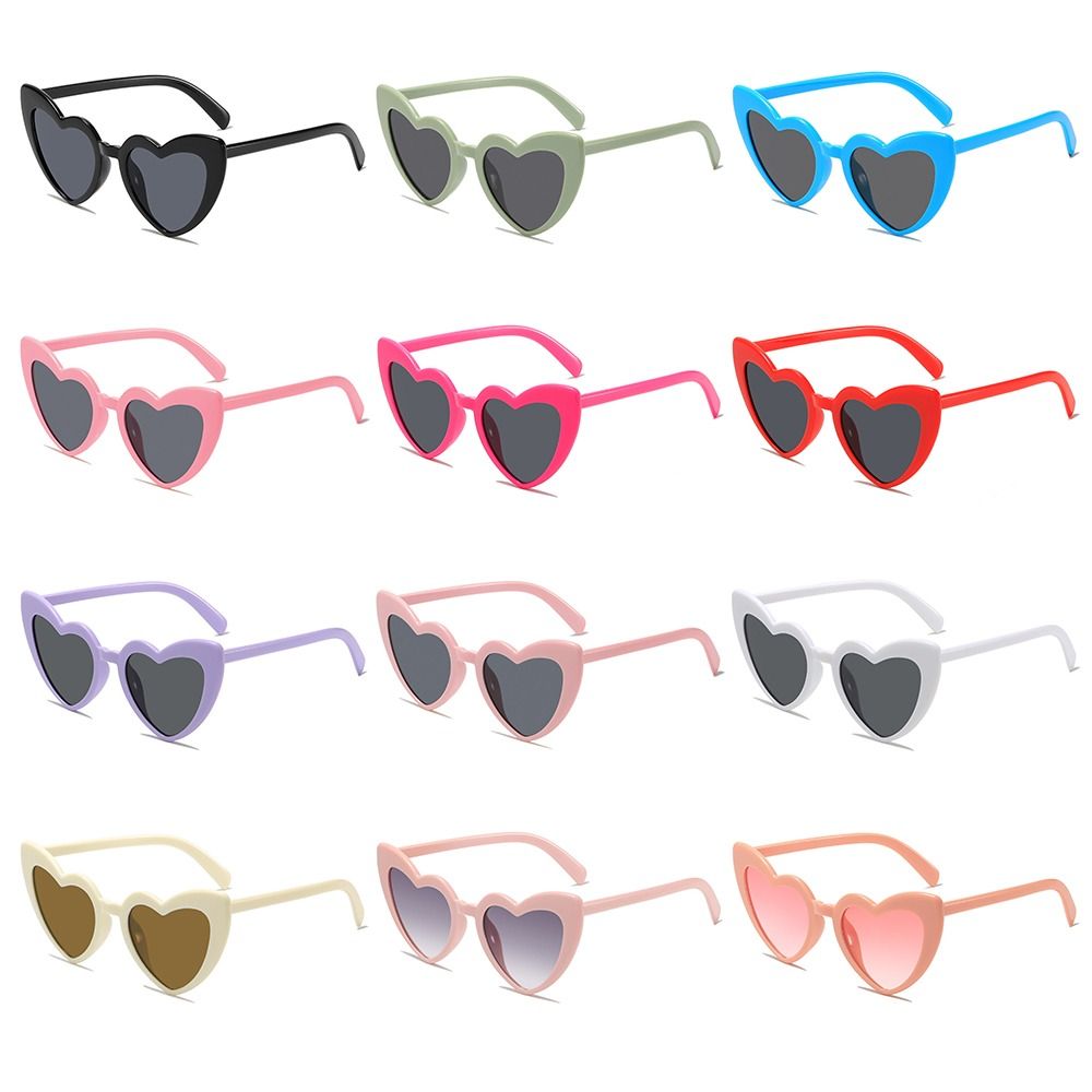 Sunglasses Uv400 - Okulary przeciwsłoneczne w kształcie serca z