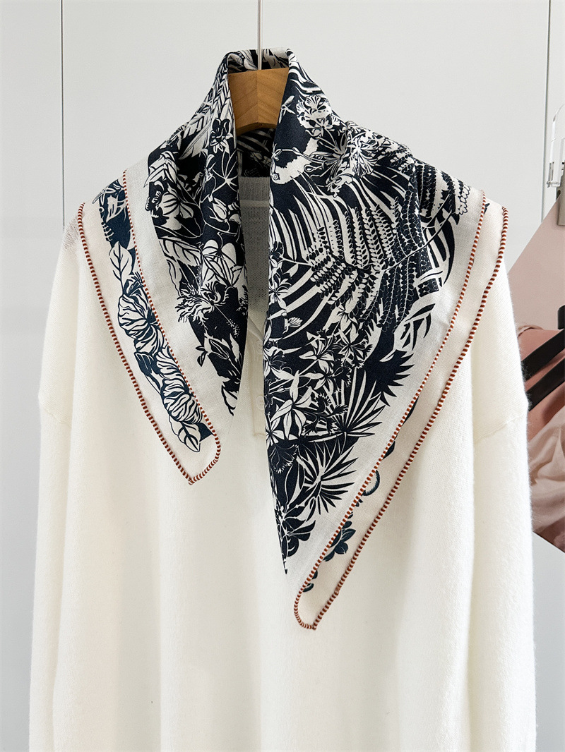 Cashmere Scarf - Zimowy miękki szalik, dwustronny, luksusowy, zimowe