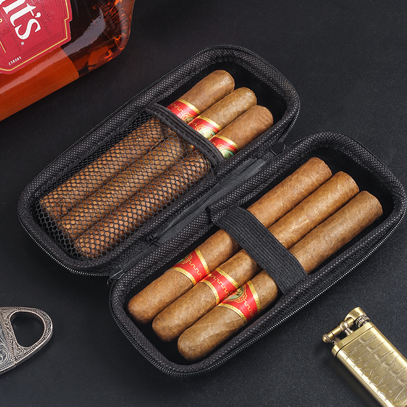 Przenośny futerał na 6 cygar,  – Premium Cigar Case recenzja i cena