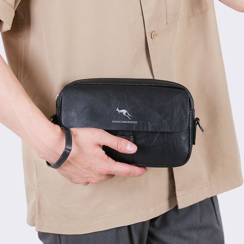 Portfel męski z ekoskóry, mini – Leather Wallet Men recenzja i cena