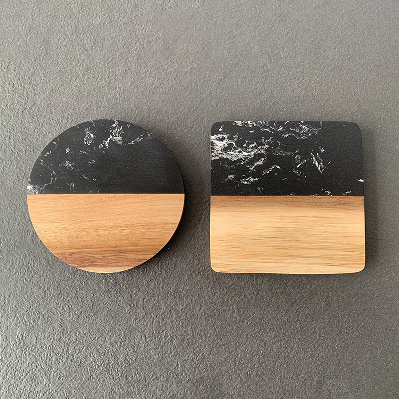 Marmurowa podkładka pod kubek  – Marble Coaster Set recenzja i cena