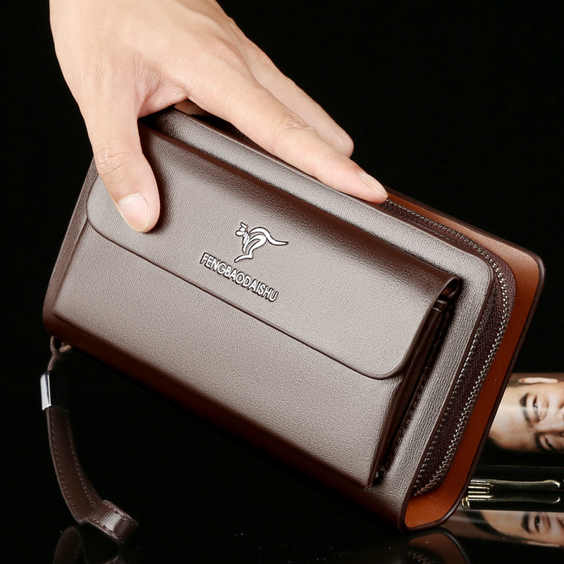 Modne męskie portfele markowe, – Leather Wallet Men recenzja i cena