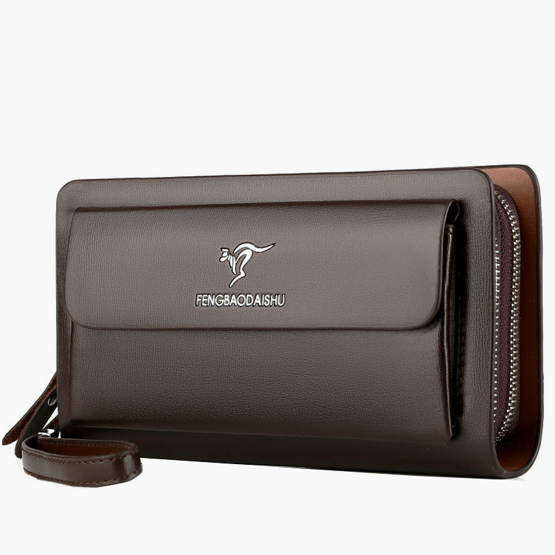 Modne męskie portfele markowe, – Leather Wallet Men recenzja i cena