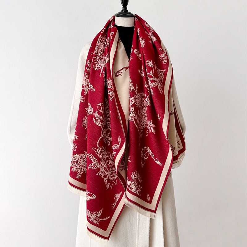Damski szal w stylu vintage z  – Cashmere Scarf recenzja i cena